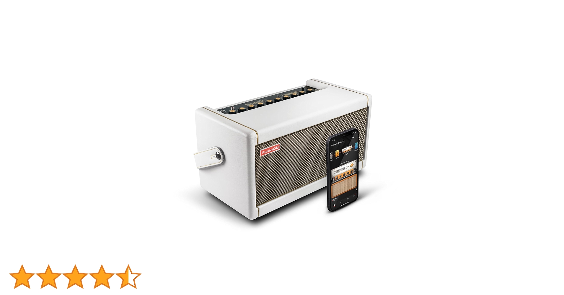 PositiveGrid Spark 40 ホワイト Spark | 40-Watt Smart Guitar Amp & Bluetooth Speaker | Positive Grid